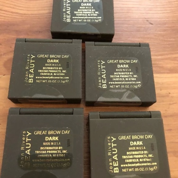 5x Joan rivers great brow day DARK all new - Picture 2 of 2